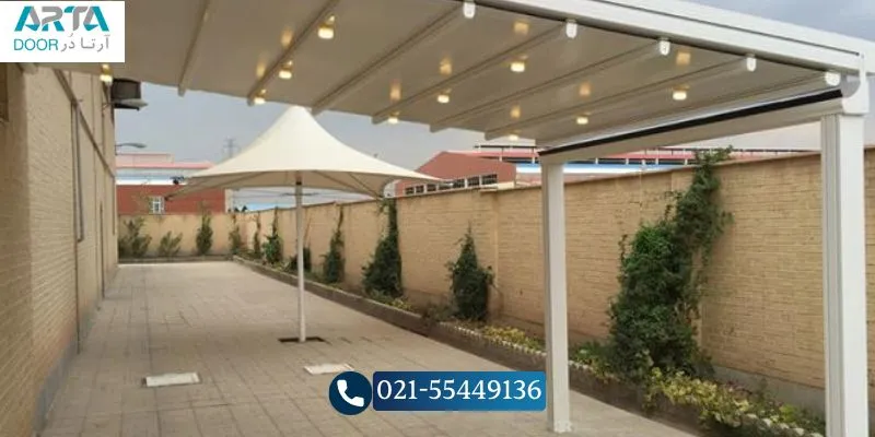 سقف متحرک پارکینگ