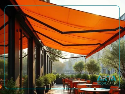 سقف متحرک پارچه ای