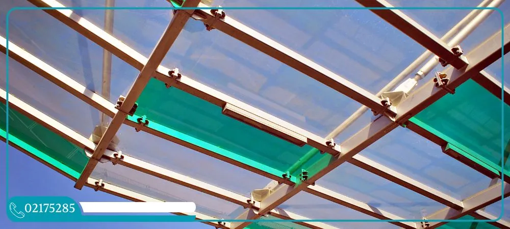 سقف متحرک استخر پلی کربنات