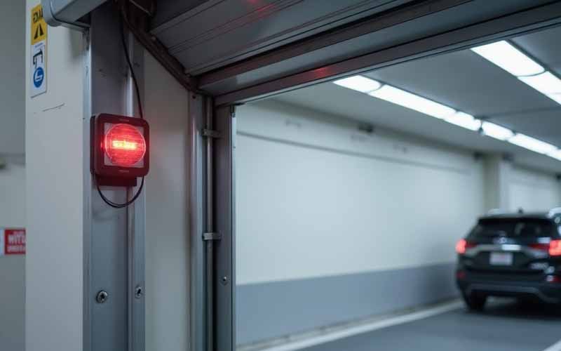 روشن ماندن فلشر کرکره برقی