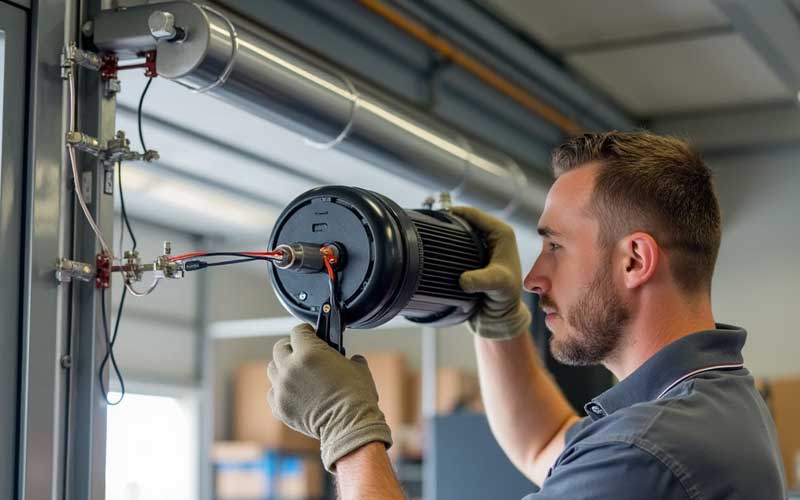 نصب موتور کرکره برقی سانترال